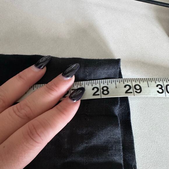 London Jean the Marisa wide leg linen pants sz 4 - Picture 7 of 8